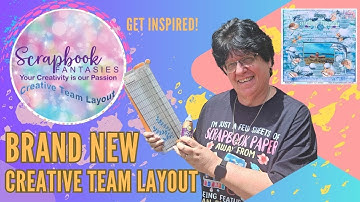 Geen patroonpapier? Probeer dit strand-scrapbook-idee!