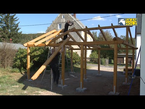 SKAN HOLZ Aufbau Carport 2022