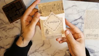 Make an ACCORDION FOLDER for goodies with me | DIY paper folder