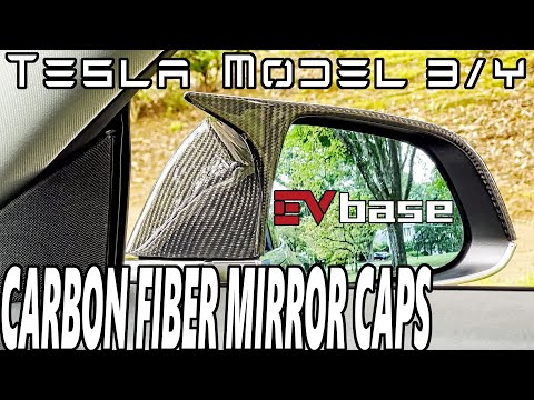 Tesla Model 3/Y - Real Carbon Fiber Mirror Covers 