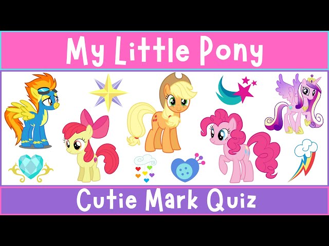 All My Little Pony names and cutie marks 