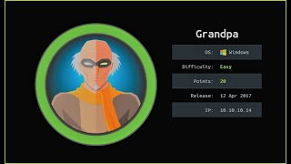 Hackthebox's Grandpa walkthrough