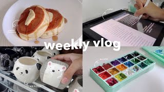 weekly vlog ☀️ | cafes, studying, cooking, journaling + more