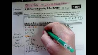 AP Calculus AB Section 6-9: U-Substitution