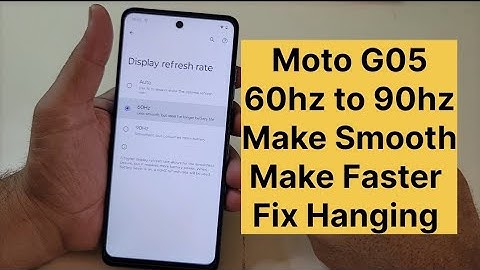 Moto G05 Best Features Make Faster And Smooth 90Hz