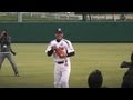 20130414 戸田スワローズイベント 選手とキャッチボール、監督・コーチノック体験