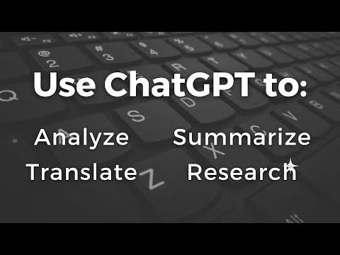 How to use ChatGPT AI to perform research, summarize and analyze articles on the Internet.