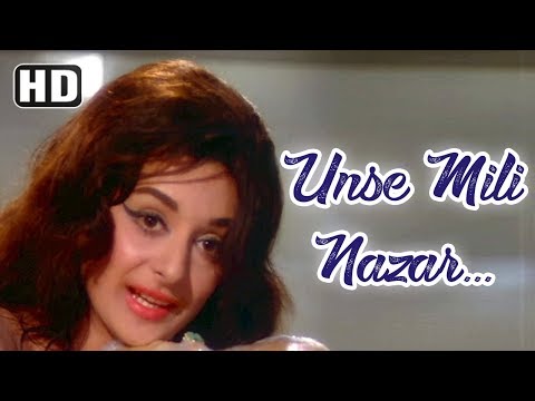 Unse Mili Nazar - Rajendra Kumar - Saira Banu - Jhuk Gaya Aasman - Bollywood Songs - Lata Mangeshkar
