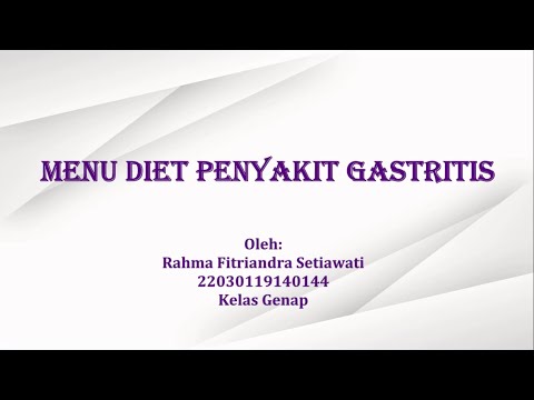 Video: Diet Untuk Gastritis: Produk Dan Resep