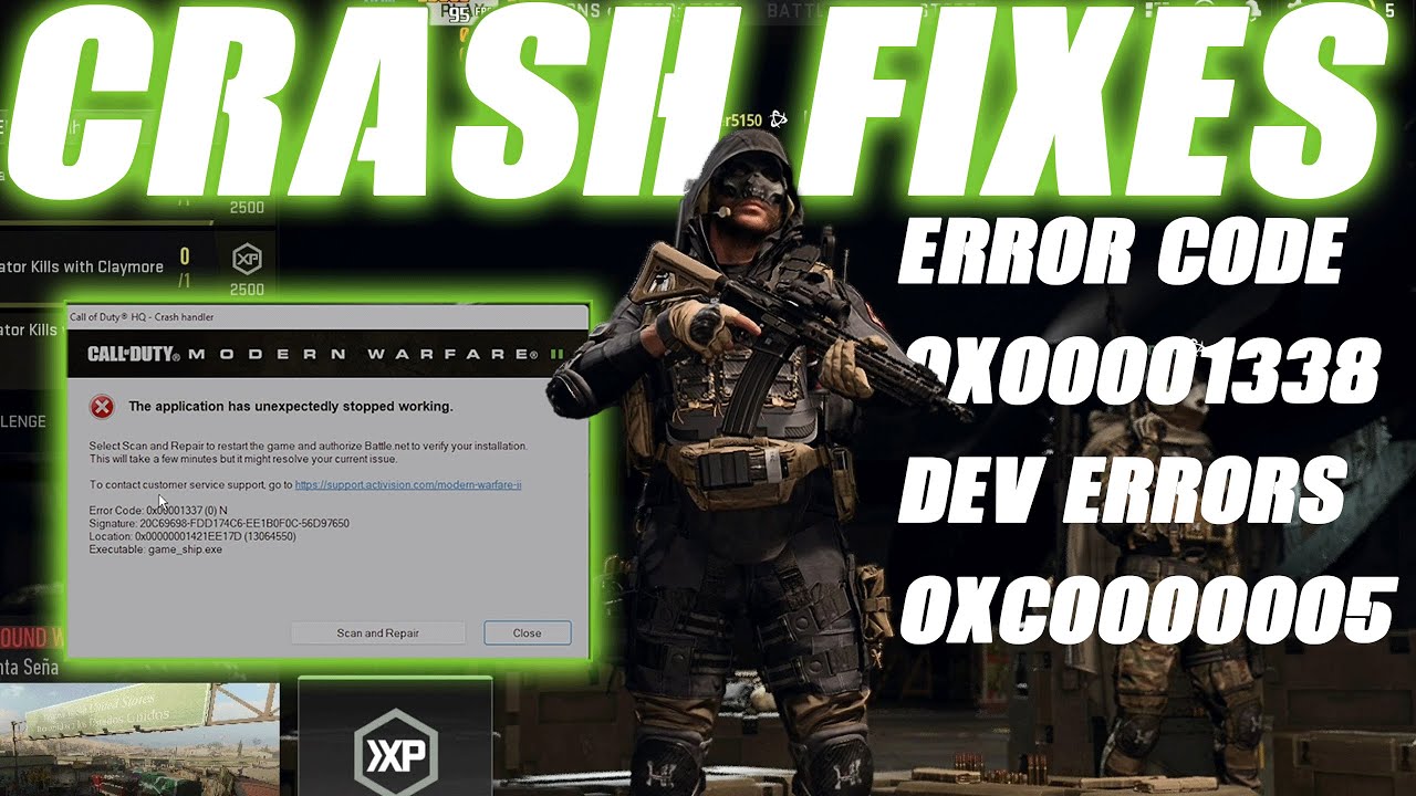 Error Code 0x00001338 in COD: Modern Warfare 2