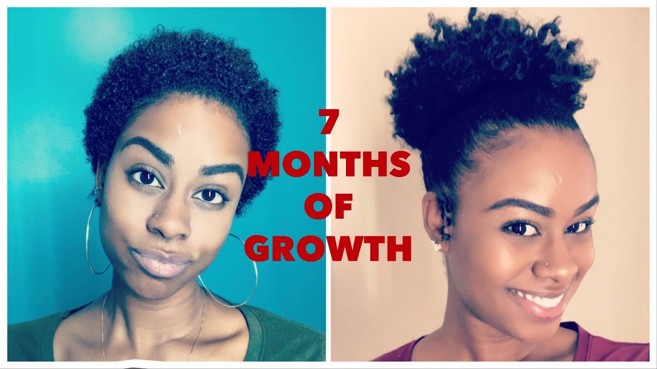 GROW NATURAL HAIR FAST| NATURAL HAIR 7 MONTH POST BIG CHOP 