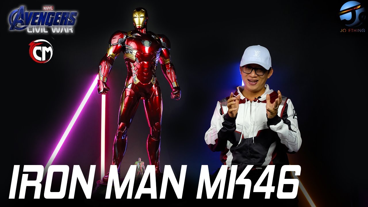 [Engsub] Unbox \U0026 Review | Ironman 1/2 120Cm Mark46 Cm Studio | Joething