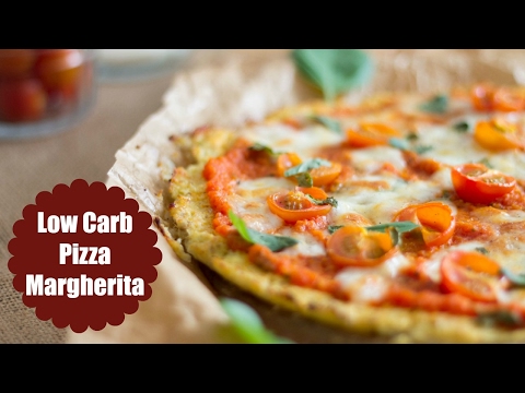 Pizza Margherita Low Carb ❤ No Conforto da Minha Cozinha