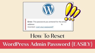 The SIMPLEST Way to Recover Your WordPress Admin Password