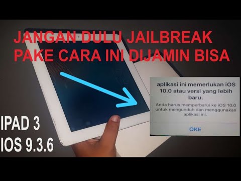 INSTAL APLIKASI YANG TIDAK SUPPORT DI IPAD JADUL . IOS 9.3.6