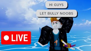 He BULLIED people for his video.. (Blox Fruits)