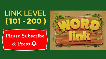 Word Link Game | Word link game Level 101-200