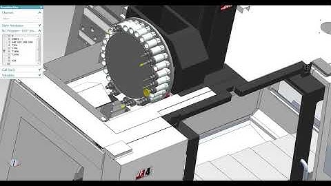 NX CAM machine simulation  _Haas_part 2