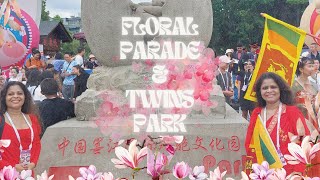 Day 3 of China's Adventure: Sri Lankan Twins Shine at Floral Parade