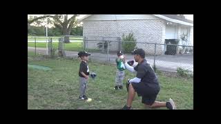 3-4 year old Catching Drill