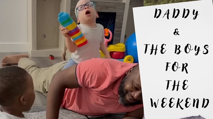 Daddy and Boys For The Weekend | Daddy on 24Hrs Duty | Who Missed Mummy