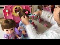 レミン＆ソラン ラプンツェル びようしつのおもちゃで美容室ごっこ Remin & Solan Rapunzel Salon Toys Pretend Play