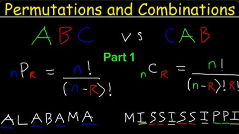 Permutations and Combinations part 1 #mathsatoka
