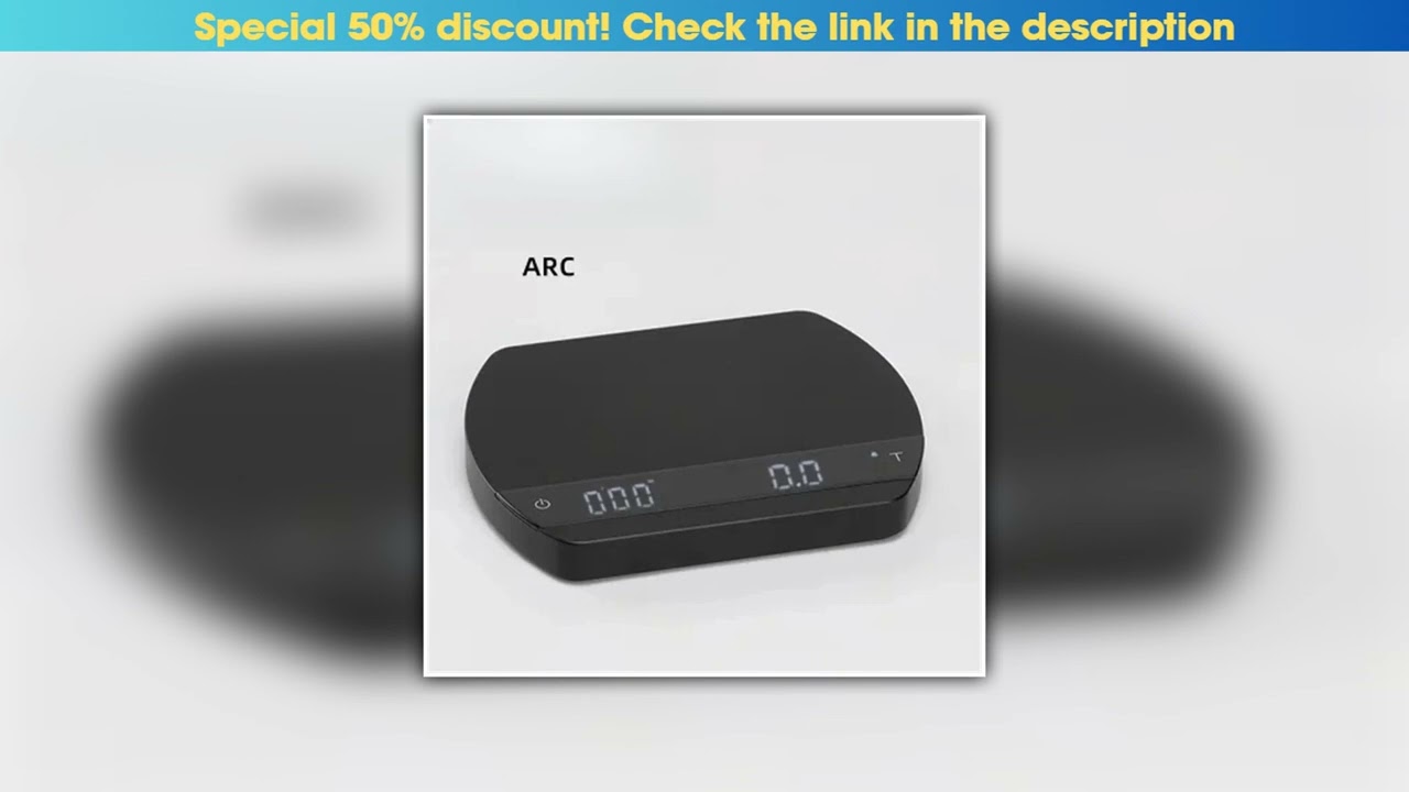 Must Buy Electronic Drip Coffee Scale  High Precise Bluetooth Digital  Parallel Plus Incline Ratio•