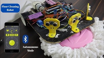 DIY Floor Cleaning Robot Using Arduino & Bluetooth Control | Smart Home Automation Project