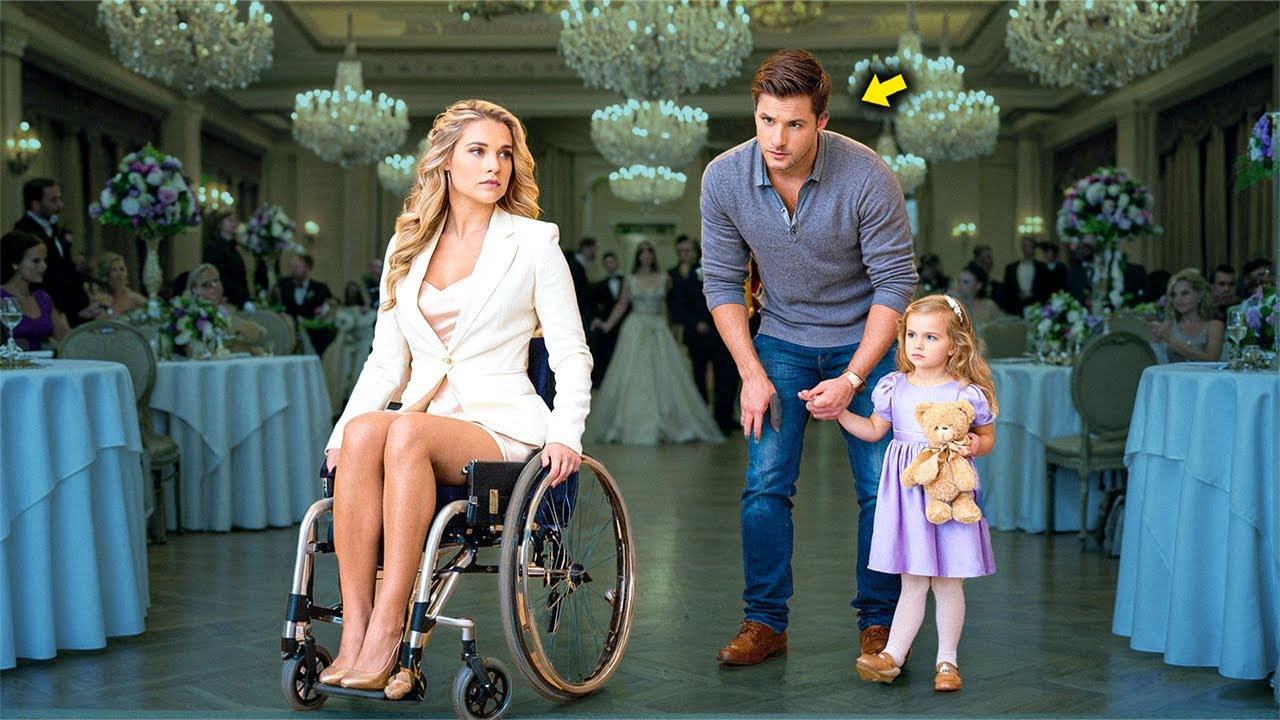 MILLONARIA EN SILLA DE RUEDAS SOLA EN LA BODA—HASTA QUE UN PADRE SOLTERO LE DIJO: 