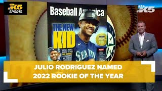 Julio Rodriguez named 2022 Rookie of the Year by Baseball America