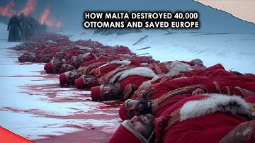 How Malta DESTROYED 40,000 Ottomans and SAVED Europe 1565