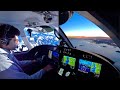 Windshear and Turbulence! Single Pilot Jet Flight From The Snowy Mountains To New York!