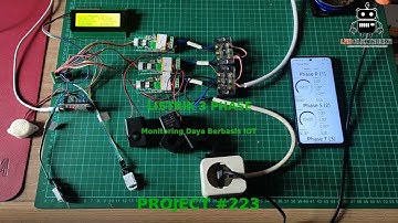 PROJECT #223 : Monitoring Pemakaian Daya Listrik 3 Phase Berbasis IOT Dengan ESP32 Dan Blynk IOT