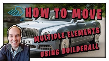 How To Move Multiple Elements Using The Cheetah Builder In Builderall | Builderall Tutorial