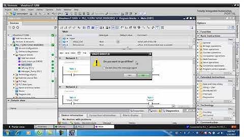 Hướng dẫn chương trình con của PLC S7-1200