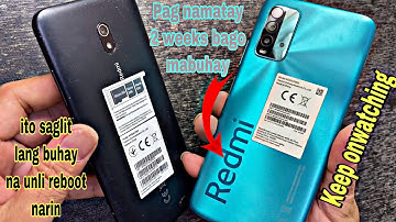 Xiaomi Redmi 9t Dead Boot Turn to Unli Reboot Part 26 | 2 Weeks dw Bago Mabuhay Peru ito Minutes lng