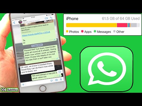 Paano i-clear ang Kasaysayan ng WhatsApp Chat sa iPhone makatipid ng Space