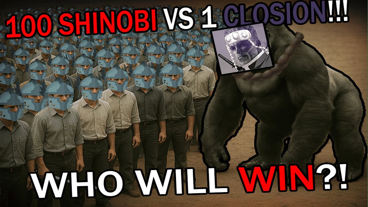 100 SHINOBI VS 1 CLOSION | Rogue Lineage