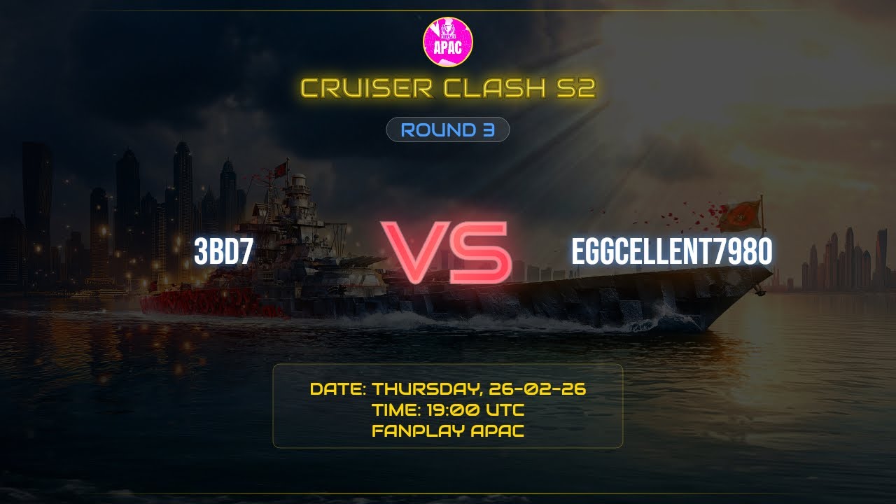 || 3BD7 VS EGGCELLENT7980|| CRUISER CLASH S2 R3 MATCH 1 ||FNP APAC||