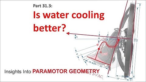 Is water cooling better? Paramotor geometry part 31.3