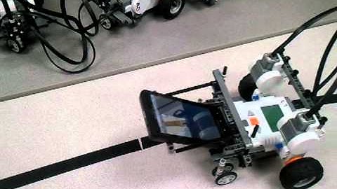 Lego NXT robot line following using Android phone by Taiga S.