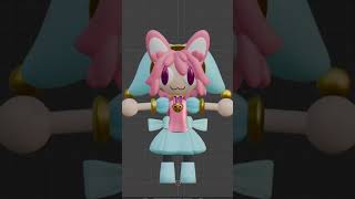 minha fangame de fnaf 2 #3d #3dmodeling #gamedev