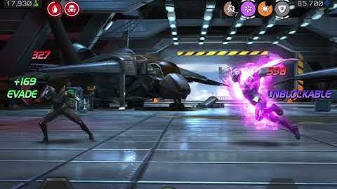 Quake vs act 6 Darkhawk full fight Marvel contest of champions