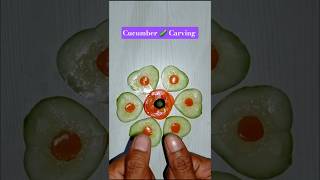 Next-Level Fruit Cutting Cucumber 🥒 Carving #viralvideo #trending #short