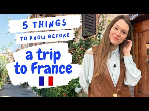 5 things you NEED to know before travelling to France ✈️ #travelfrance