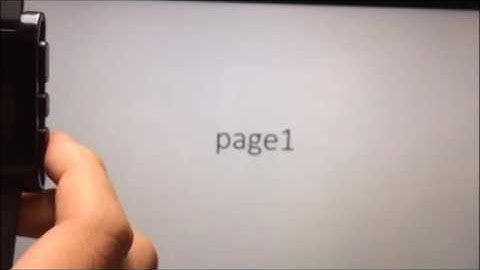 Powerpoint remote control with pebble watch
