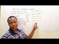 Simultaneous Equations: Using the Elimination Method
