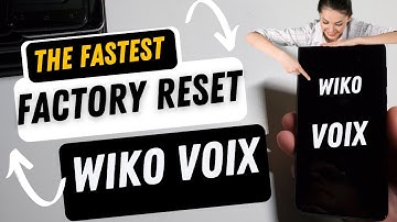 How to Factory Reset Wiko VOIX It might take a few tries