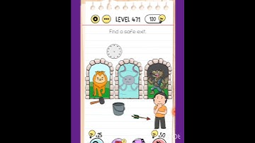 #Braintest: #Tricky #puzzles #newupdate level471 Find a safe exit  best solutions